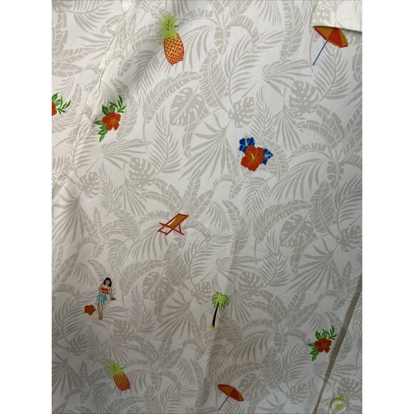 Tommy Bahama Mens Button Up Hawaiian Shirt Size XXXL Luau Girl Tropical Vacation - Picture 3 of 8